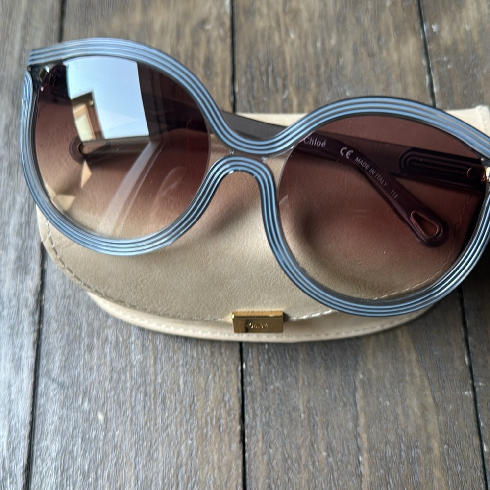 Chole’ gray blue sunglasses - Picture 5 of 10